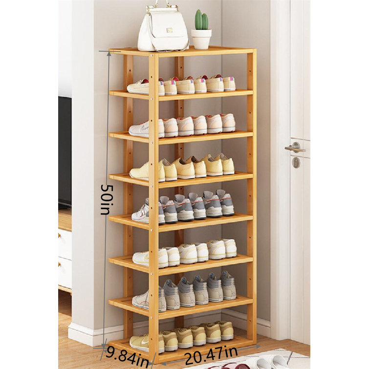 Rebrilliant 24 Pair Shoe Rack Wayfair Canada   24 Pair Shoe Rack 